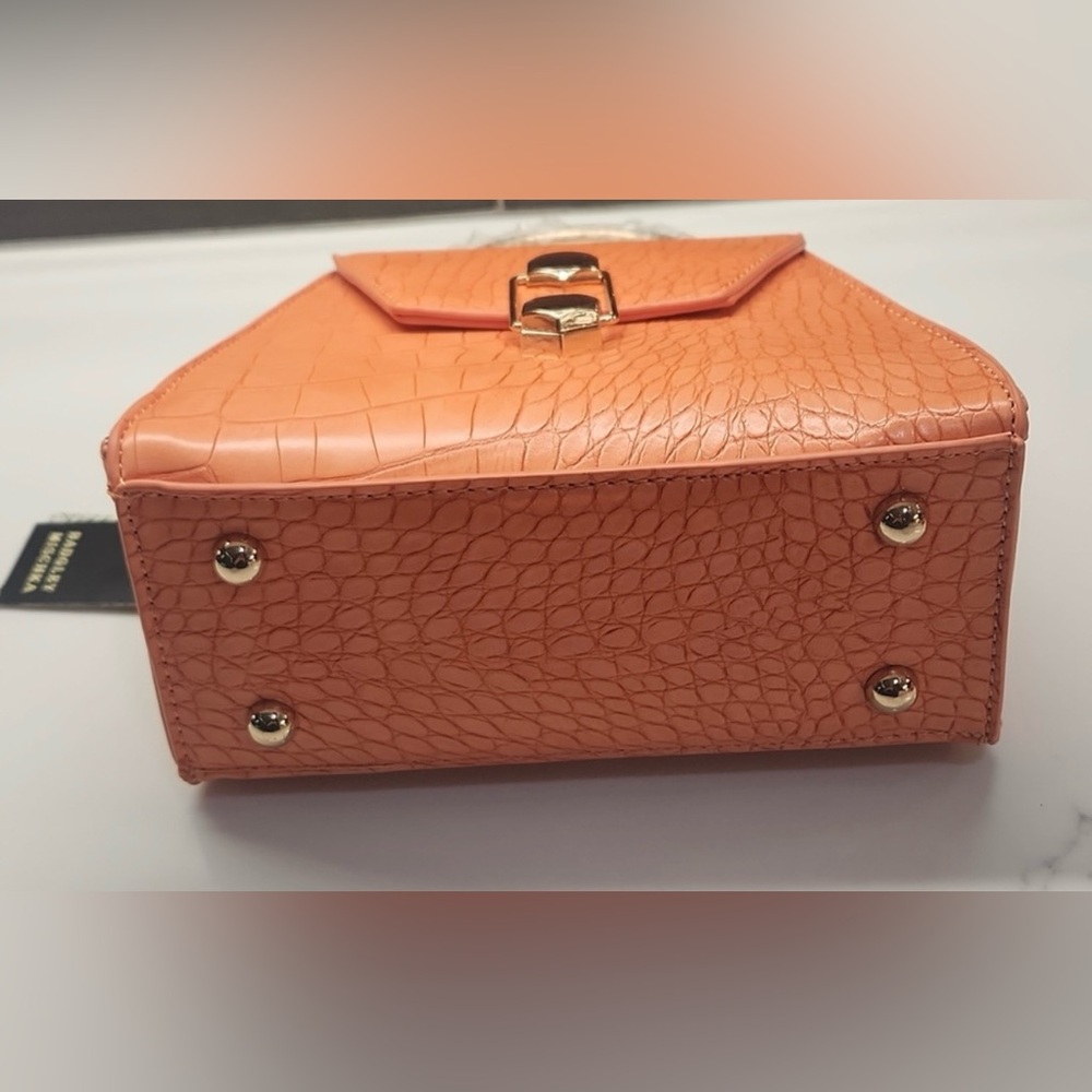 Badgley Mischka Croc Embossed Bag NWT - Picture 5 of 9